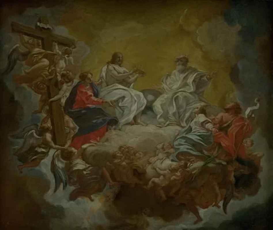 St Agnese in Gloria - Statens Museum for Kunst, G.Battista Gaulli, il Baciccio